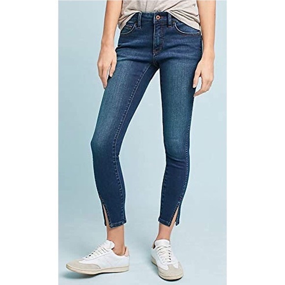 Pilcro and the Letterpress Mid Rise Skinny Jeans by Anthropologie - Picture 5 of 9